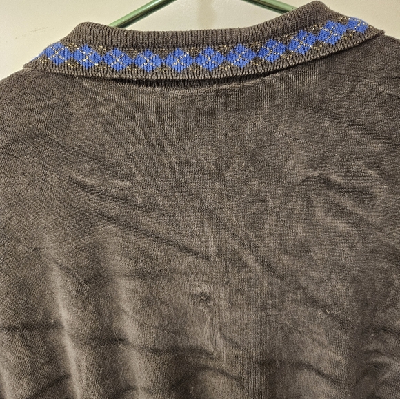 Vintage - 80's IDEAS Velour Black Jumpsuit Romper - Size L - Picture 8 of 9